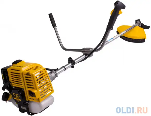 Триммер бензиновый champion триммер т437 (неразъемная 1,25квт 42,7см3 тримм. головка 3-х, фотография 1