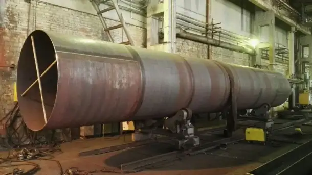 Обечаечная труба Диаметр: 1020; 1220... мм, Стенка: 18; 8; 10..., Марка: 09г2с; 17г1с; 20..., фотография 1