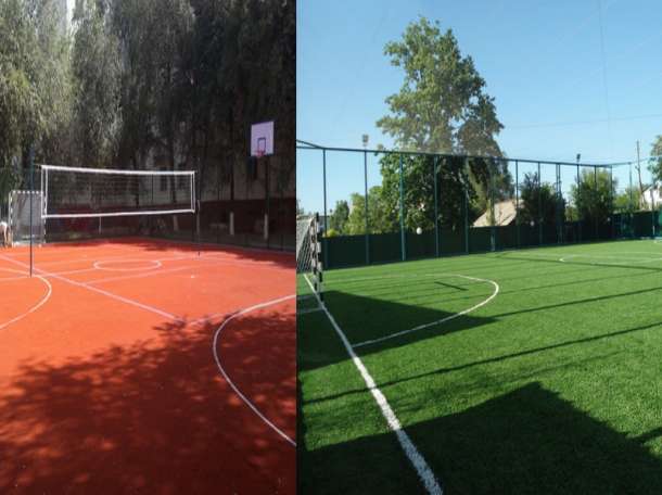 Укладка уличного покрытия для детских площадок, фотография 1