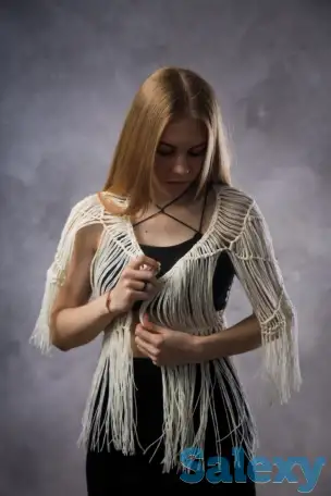 Одежда в технике макраме, фотография 6