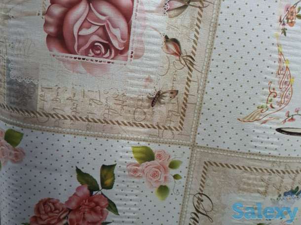 Клеенка для дома с красивыми цветами и птицами, очень красивая, фотография 2