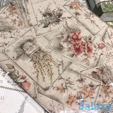 Скатерть с тефлоновым покрытием Винтаж Цветы из Италии, фотография 4