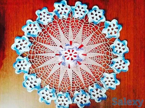 Продаю вязаные салфетки, фотография 9