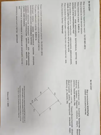 Продается земельный участок в частной собственности с. Имантау ., фотография 2