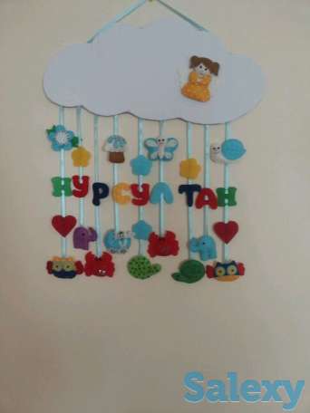 Именной круг (медальон) для детской комнаты, фотография 10