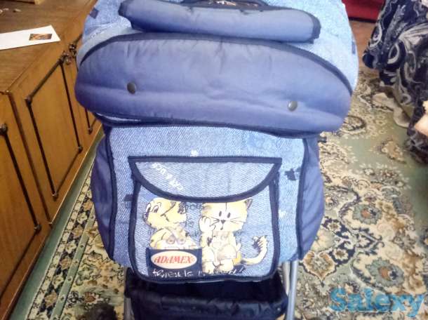 продам коляску,складывается, для любой погоды даже в холод,,есть защита от дождя, фотография 3