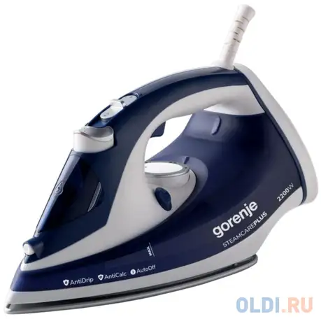Утюг gorenje sih2200blc 2200вт синий, фотография 1