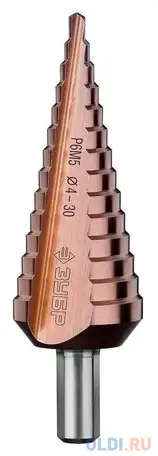 Сверло зубр 29672-4-30-14_z01  кобальт ступен. по сталям и . мет., фотография 1