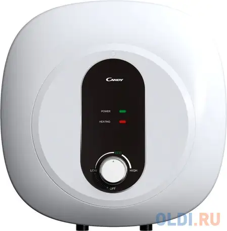 Водонагреватель накопительный candy cs10v-em1(r) 2000 вт 10 л, фотография 1