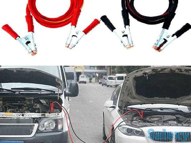 Пусковые провода с крокодилами 1500A, длина - 2.5 метра., фотография 2