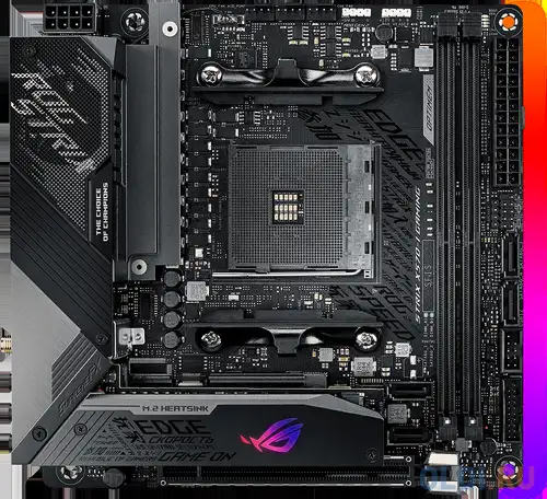 Материнская плата asus rog strix x570-i gaming socket am4 amd x570, фотография 1