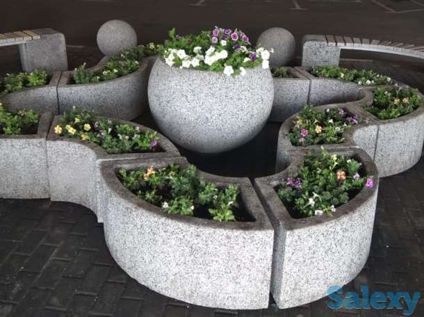 Уличная мебель из натурального камня с природной и неповторимой текстурой, фотография 5