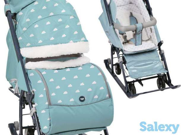 Санки-коляски Ника (Nika), Pikate, Скандинавия! В г. Арысь Рассрочка Кредит, фотография 1