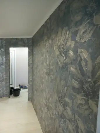 Поклейка обоев, фотография 9