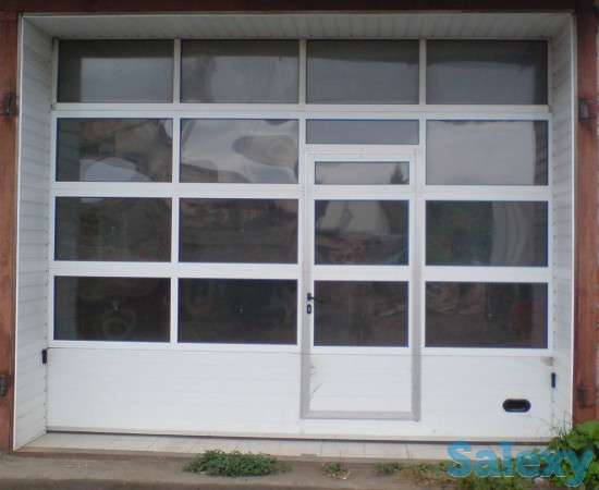 Панорамные автоматические  ворота со встроенной калиткой, фотография 2