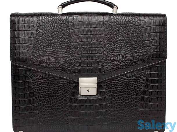 Портфель richeson black caiman, фотография 1