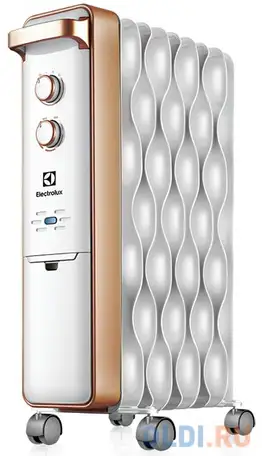 Масляный радиатор electrolux wave eoh/m-9209 2000 вт серебристый, фотография 1