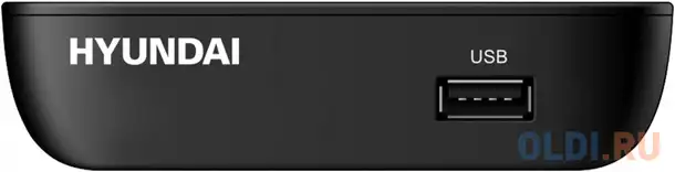 Ресивер dvb-t2 hyundai h-dvb460 черный, фотография 1