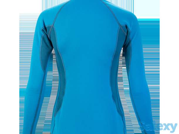 Термобелье майка сивера сноуи вп(ж) с воротником и полуперчаткой женская сапфир/лагуна, фотография 2