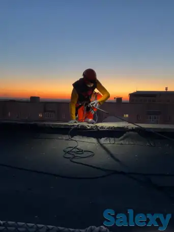 Высотные работы,альпинисты,верхолазы,утепление квартир,домов,чистка крыш от снега, надели,высотный клининг., фотография 3