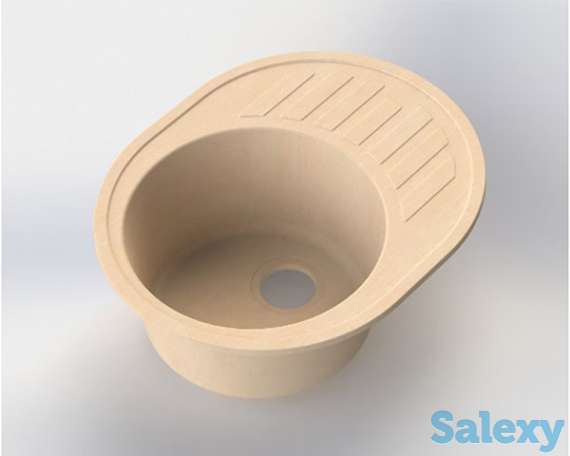 Продам кухонную мойку runde kort из искусственного камня, фотография 1