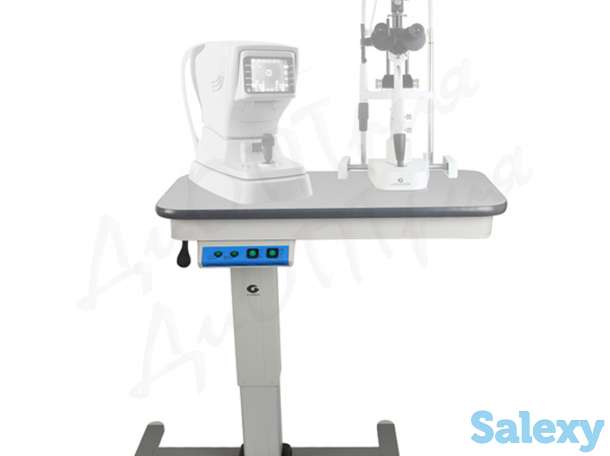 Стол приборный с перемещением на два прибора с электроподьемным механизмом, фотография 4