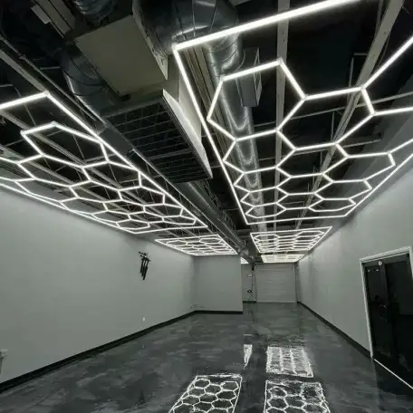 Светодиодные светильники LED модульное освещение для гаража, фотография 1