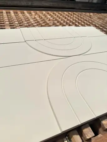 Изгoтовлeниe мебeльных фасадов МДФ в плёнкe ПВX, черновые, крашеные, фотография 9