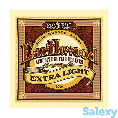 Струны для акустической гитары ernie ball earthwood 80/20 p02006, фотография 1