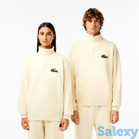 Толстовка lacoste unisex loose fit с флисом, фотография 1