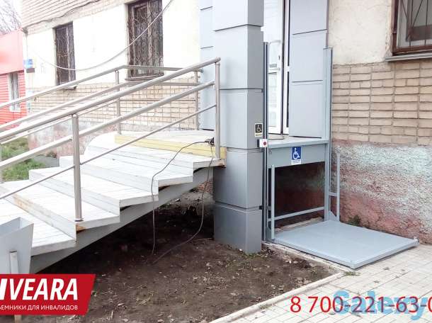 Подъемник для инвалидов Вертикальная подъемная платформа подъем до 2-х метров. ПТУ-001 , предназначенный для обеспечения, фотография 1