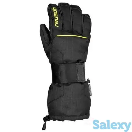 Перчатки с защитой reusch 17-18 baseplate r-tex xt black/neon yellow, фотография 4