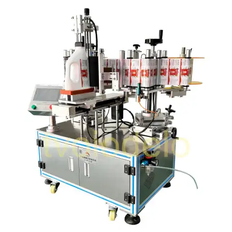 Полуавтоматический этикетировщик для овальной тары, фотография 2