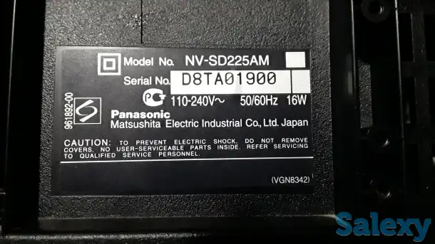 Продам полный видеомагнитофон Panasonic NV-225  в отличном состоянии. Про-во Япония. 4 головки. Система NTSC, PAL  Тайме, фотография 2