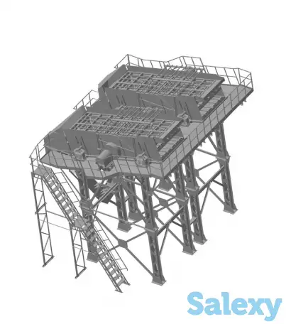 Плавучий агрегат сортировки щебня и песка из ПГС, фотография 1