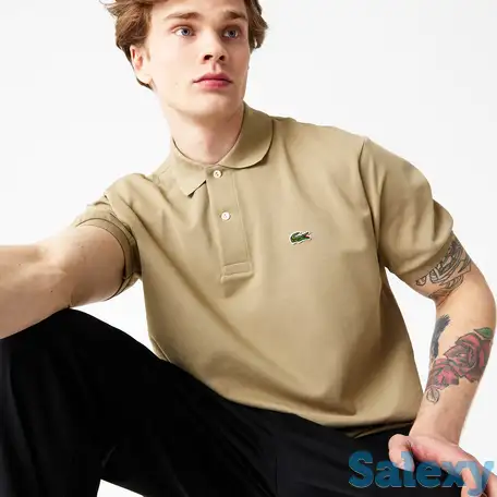 Мужское поло lacoste l1212 classic fit, фотография 1