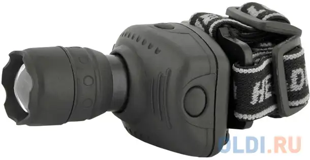 Ultraflash led5354 (фонарь налобн, серый, 1 ватт led, zoom, 3 реж,, фотография 1