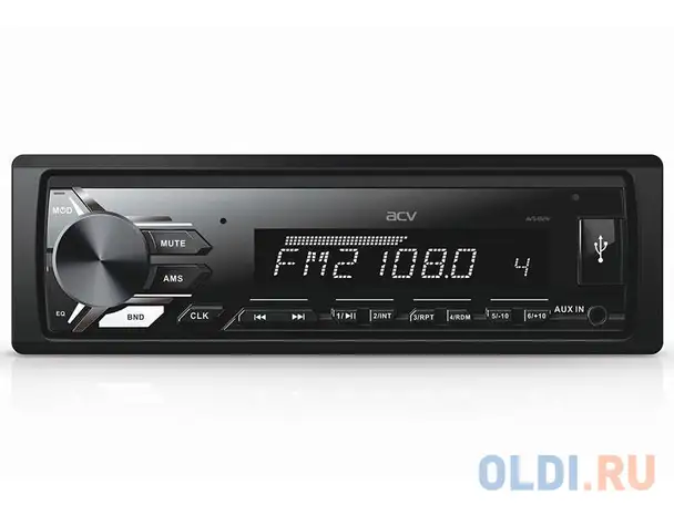 Автомагнитола acv avs-812w 1din 4x50вт, фотография 1