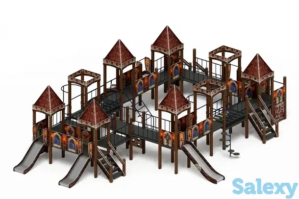 Детский игровой комплекс «замок» (средневековый) 2.18.11-02, фотография 1