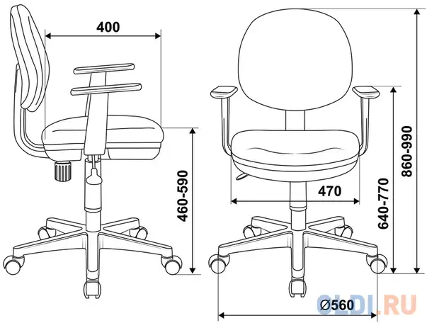 Кресло buro ch-w356axsn 15-118 белый пластик ткань светло-зеленый 15-118, фотография 1