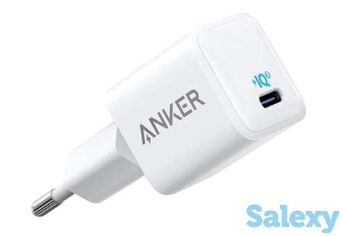Сетевое зарядное устройство anker powerport 3 nano 18w usb-c a2616g21. белый, фотография 2