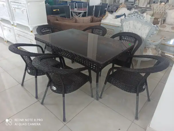 Элегантные столы и стулья из ротанга  идеальное сочетание стиля и комфорта!, фотография 4