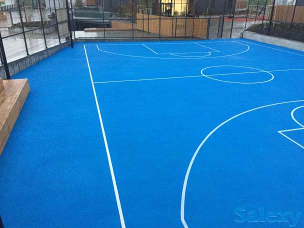 тартановое покрытие с монтажом, фотография 1