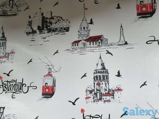 Красивая скатерть клеенка Город Стамбул, коллекция города и страны, фотография 1