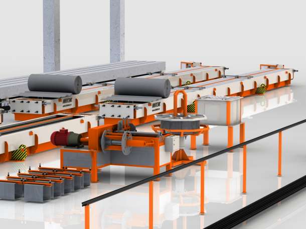 Линия по производству свай квадратного сечения, фотография 1