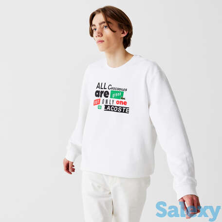 Мужская толстовка lacoste с принтом, фотография 1