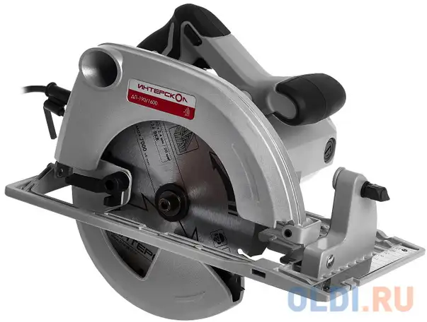 Дисковая пила интерскол дп-190/1600 1600 вт 195 мм, фотография 1