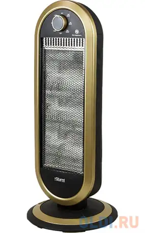 Обогреватель галогеновый sturm hh1200 1200 вт чёрный бронзовый, фотография 1