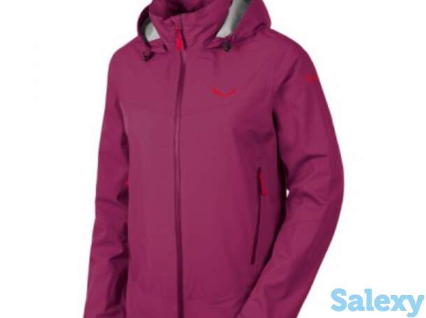 Ветровка женская непромокаемая мембранная  salewa puez ptx 2.5l w jacket red onion, фотография 1