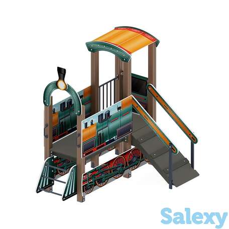 Мф 10.03.05-12 паровозик (мини цветной), фотография 1